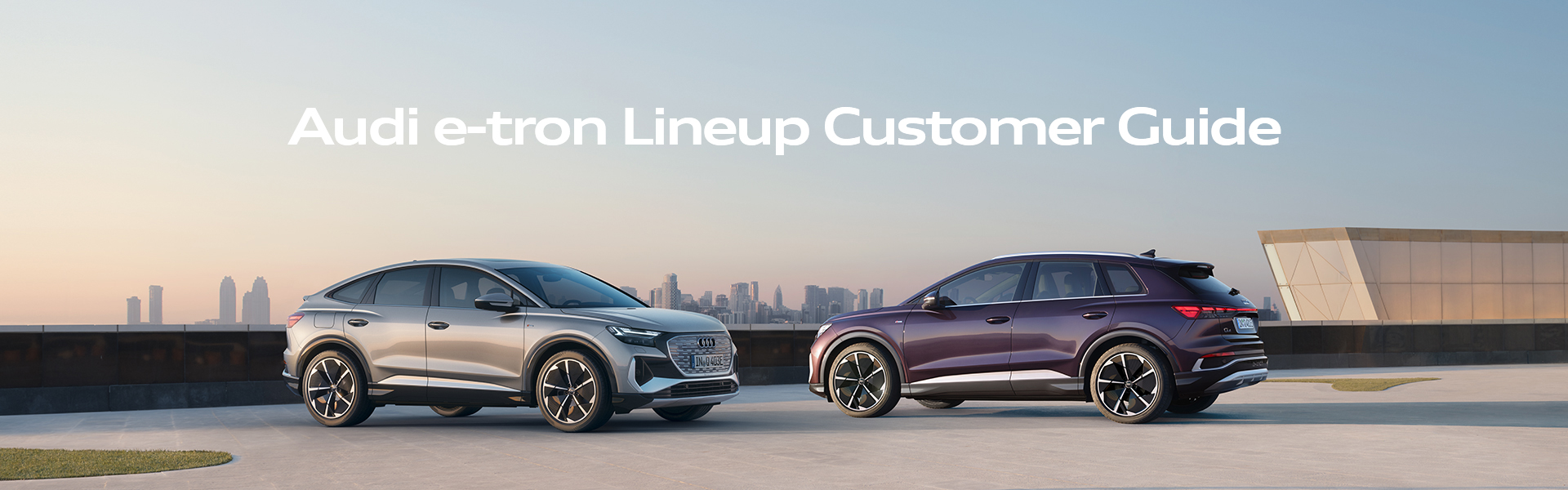 audi e-tron lineup customer guide