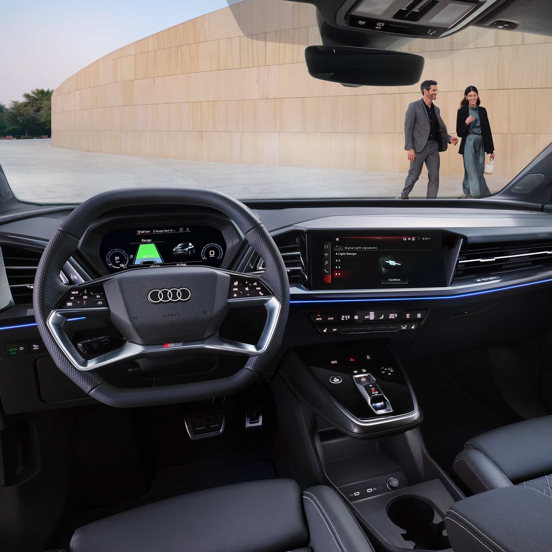 Infotainment terminal Audi Q4 e-tron